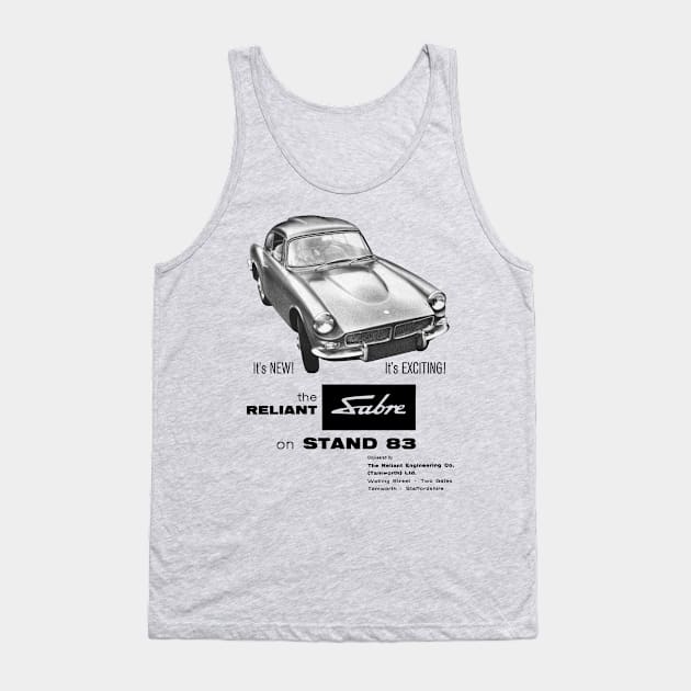 RELIANT SABRE - advert Tank Top by Throwback Motors